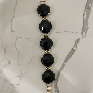 Kendra Scott Black round stone bracelet